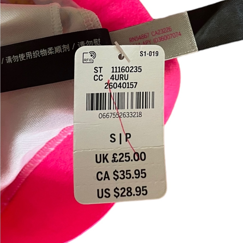 PINK Victoria’s Secret light support sports bra small new - Picture 5 of 5